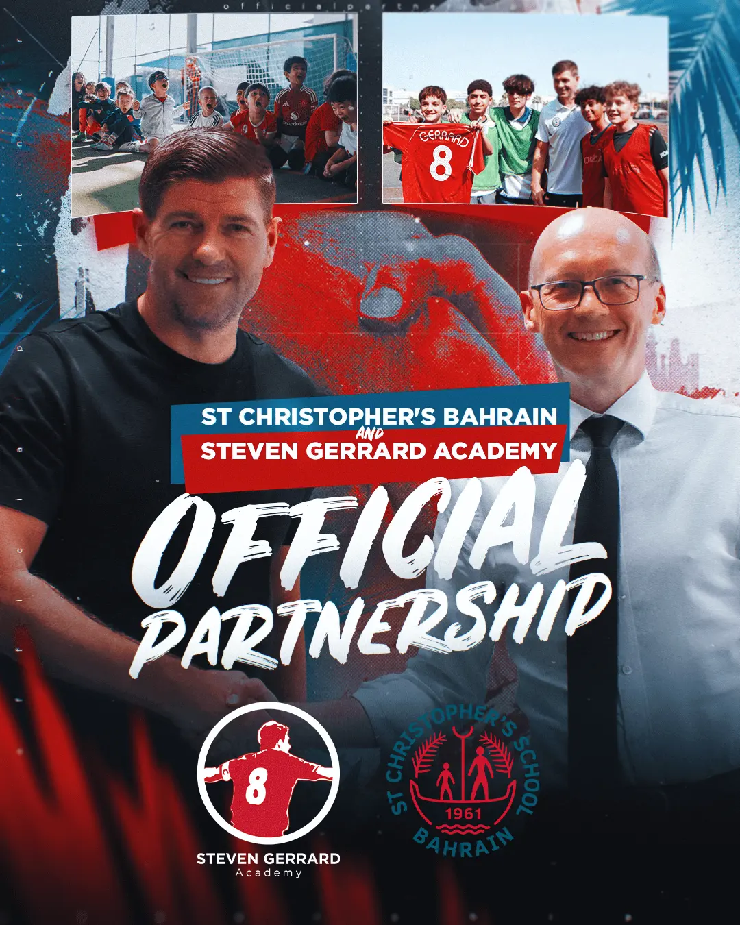 St Christopher's School Partnership with Steven Gerrad